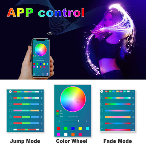 CHINLY LED whip with 360-degree rotation handle for versatile routines.