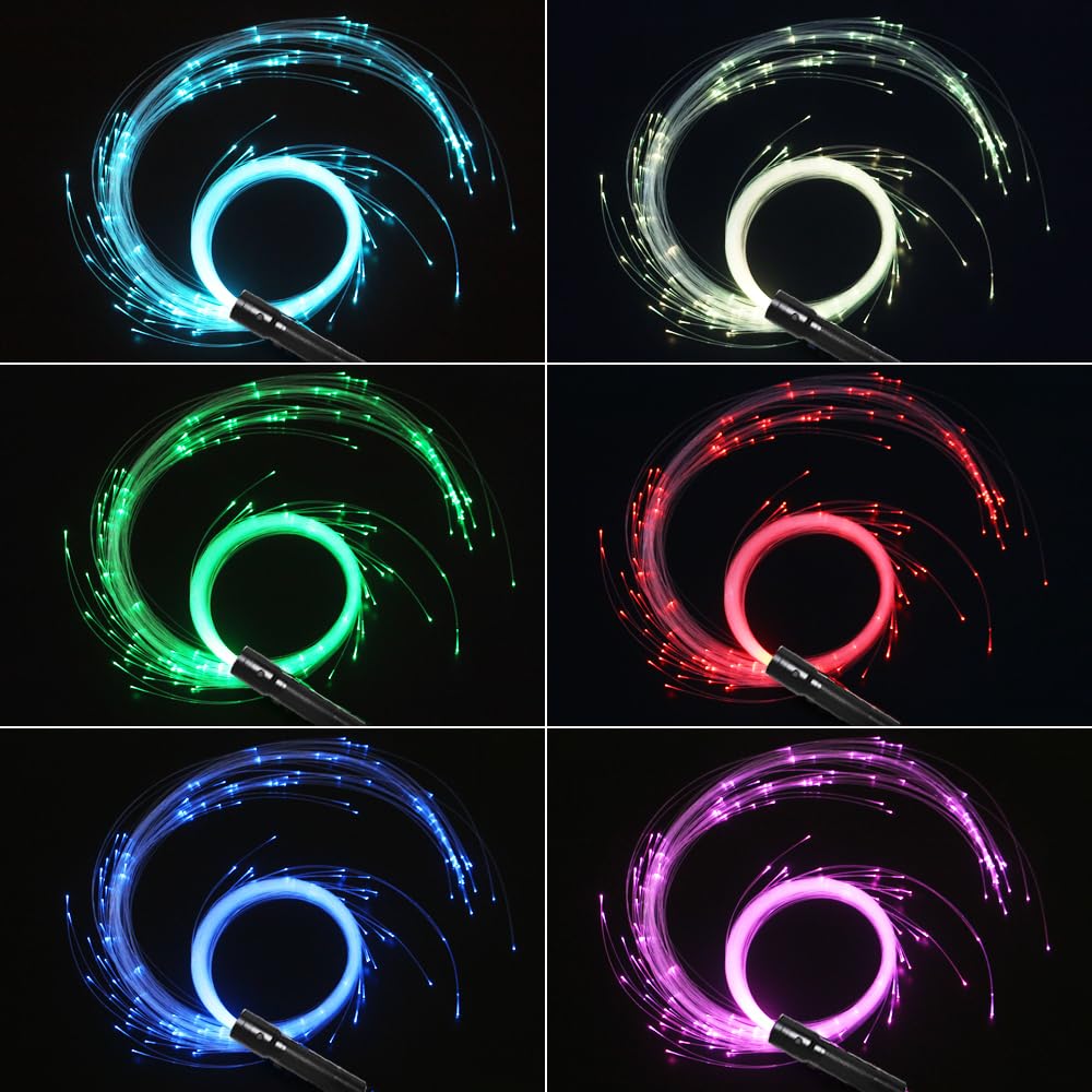 CHINLY LED whip controlled by app for quick mode and color changes.
