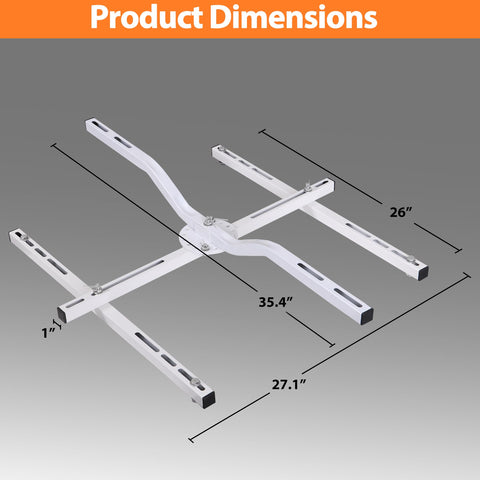 Chintooler swivel H-bracket 360-degree rotation enables precise heat direction.