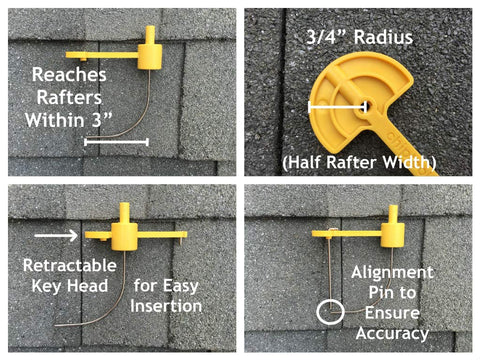 CHIPTOOLZ Locator includes alignment pin for quick setup