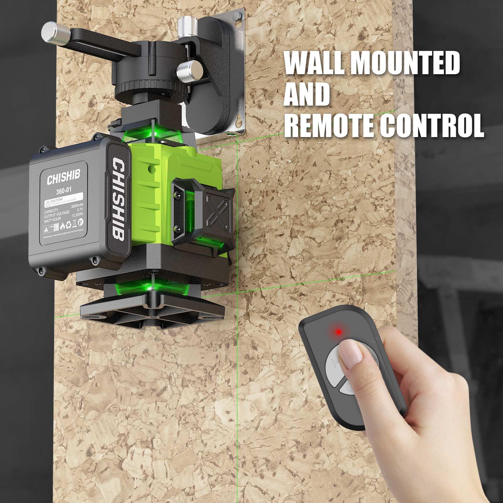 CHISHIB remote control lets you choose lines without moving the unit