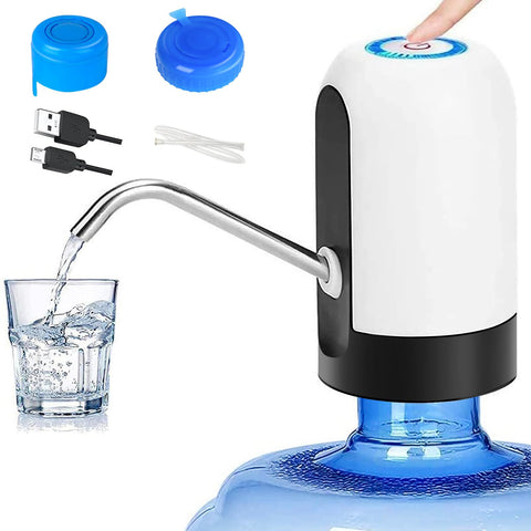 CHIVENIDO water pump on a 5gal bottle assembly for spill-free setup