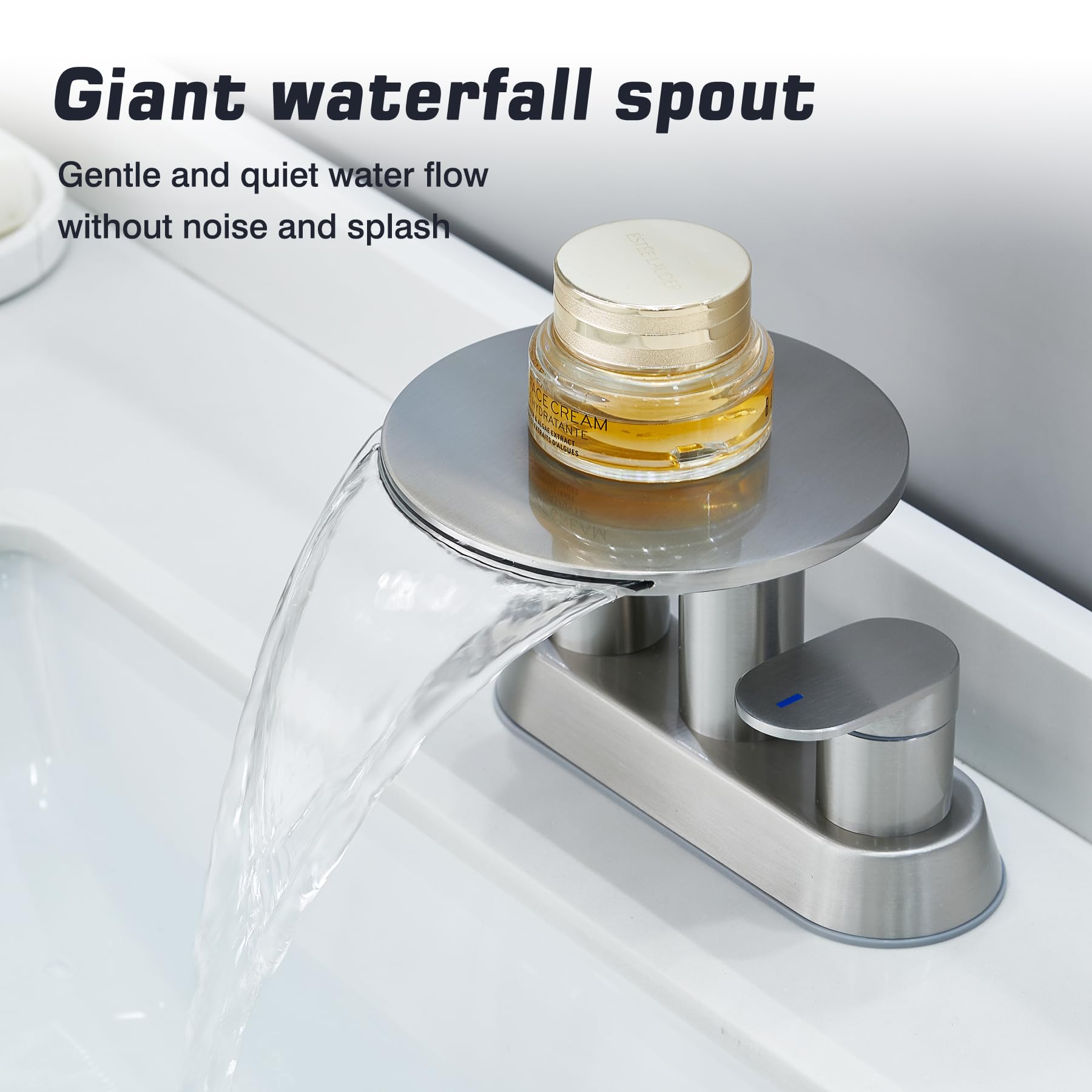 Chivina 4-inch centerset installation fits 2- or 3-hole sinks