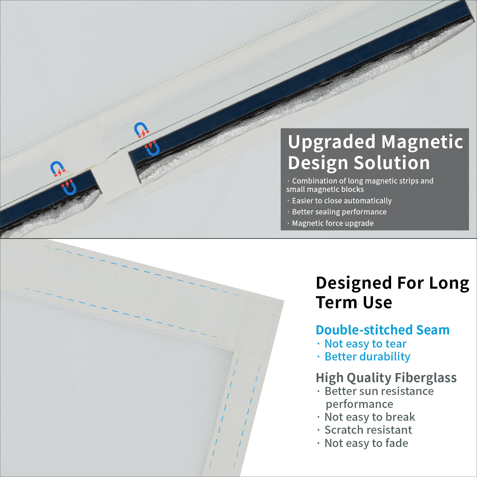 CHIYUNS easy-install Velcro tape makes renter-friendly setup possible