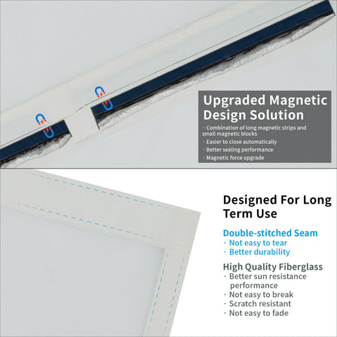 CHIYUNS easy-install Velcro tape makes renter-friendly setup possible