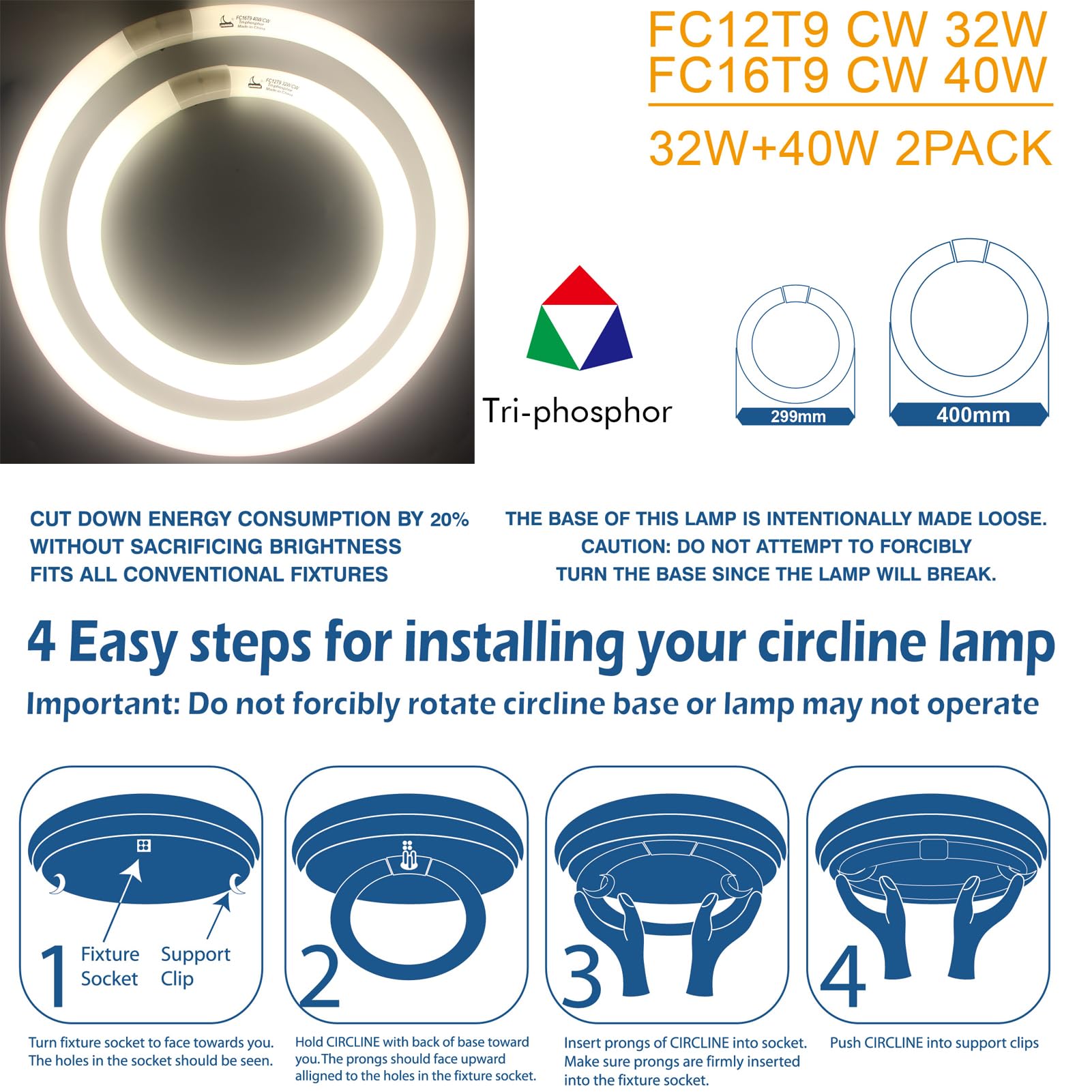 CHKADAWA 4100K cool-white illumination ideal for day-to-day tasks in home spaces.