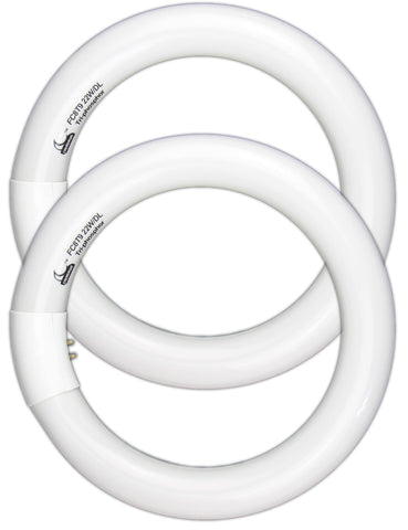 CHKADAWA circular bulb fc8t9-dl 8in shown in a bright kitchen for daylight task lighting