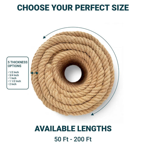 Chmentnanza rope’s natural brown hue suits rustic crafts.