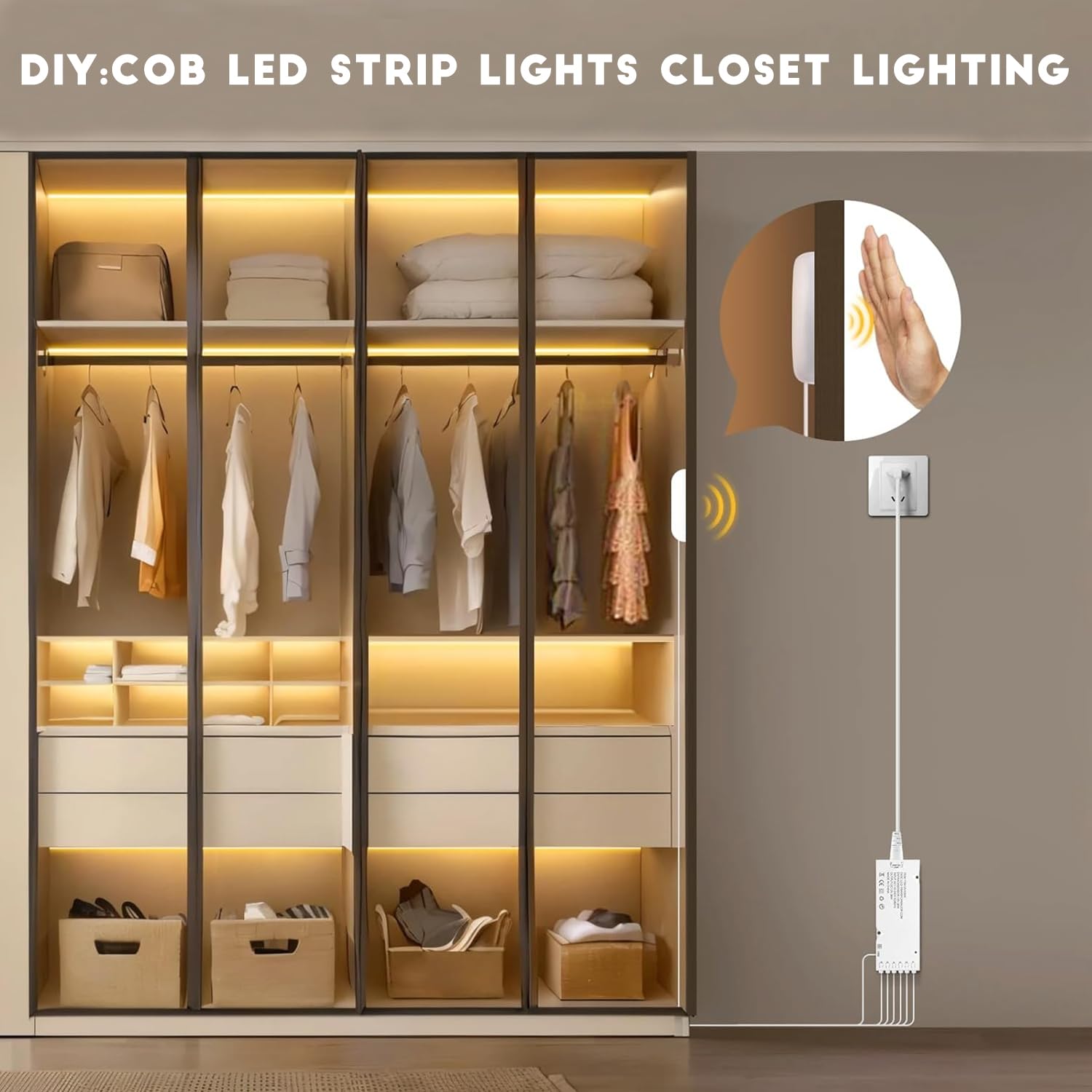 CHNMALITAI 320 LEDs per meter deliver evenly spread brightness with high CRI.