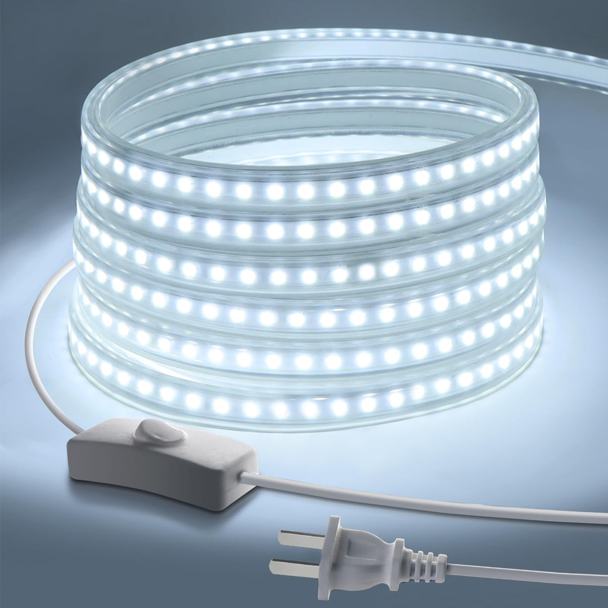 CHNMALITAI super bright outdoor LED strip white 16.4ft for vibrant garden lighting