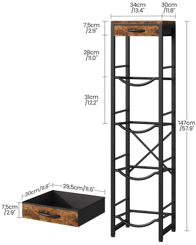 CHOEZON vintage industrial stand detail emphasizes durable metal frame and rustic charm