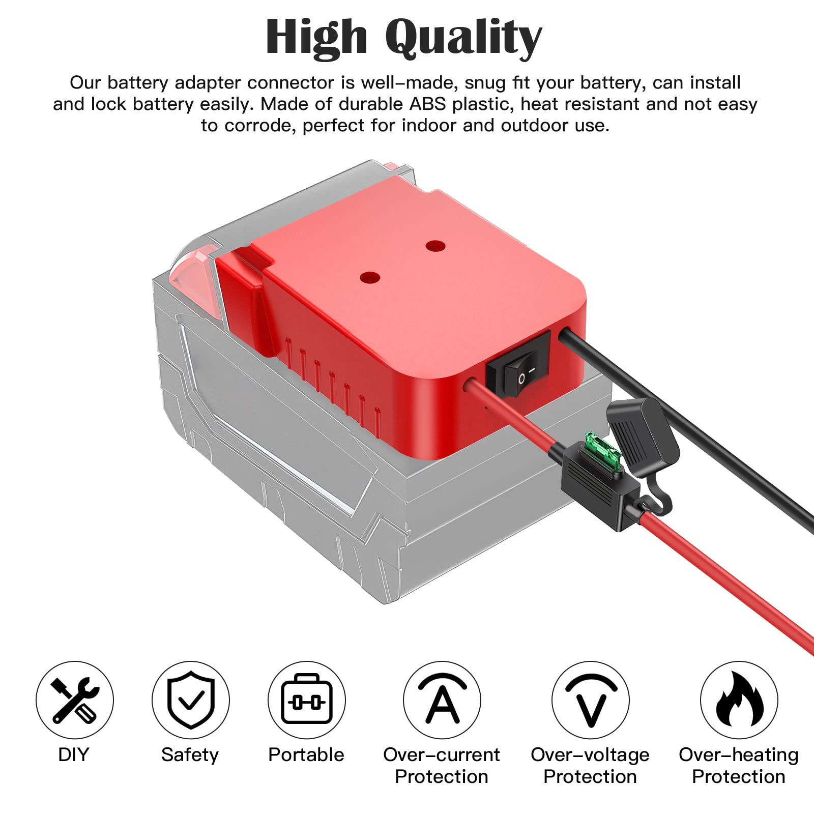CHoiKWong Package includes two adapters and six fuses for easy setup.
