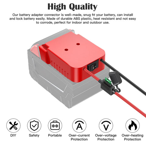 CHoiKWong Package includes two adapters and six fuses for easy setup.