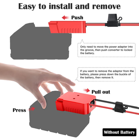 CHoiKWong power switch and 30A fuse provide easy control and overload defense.