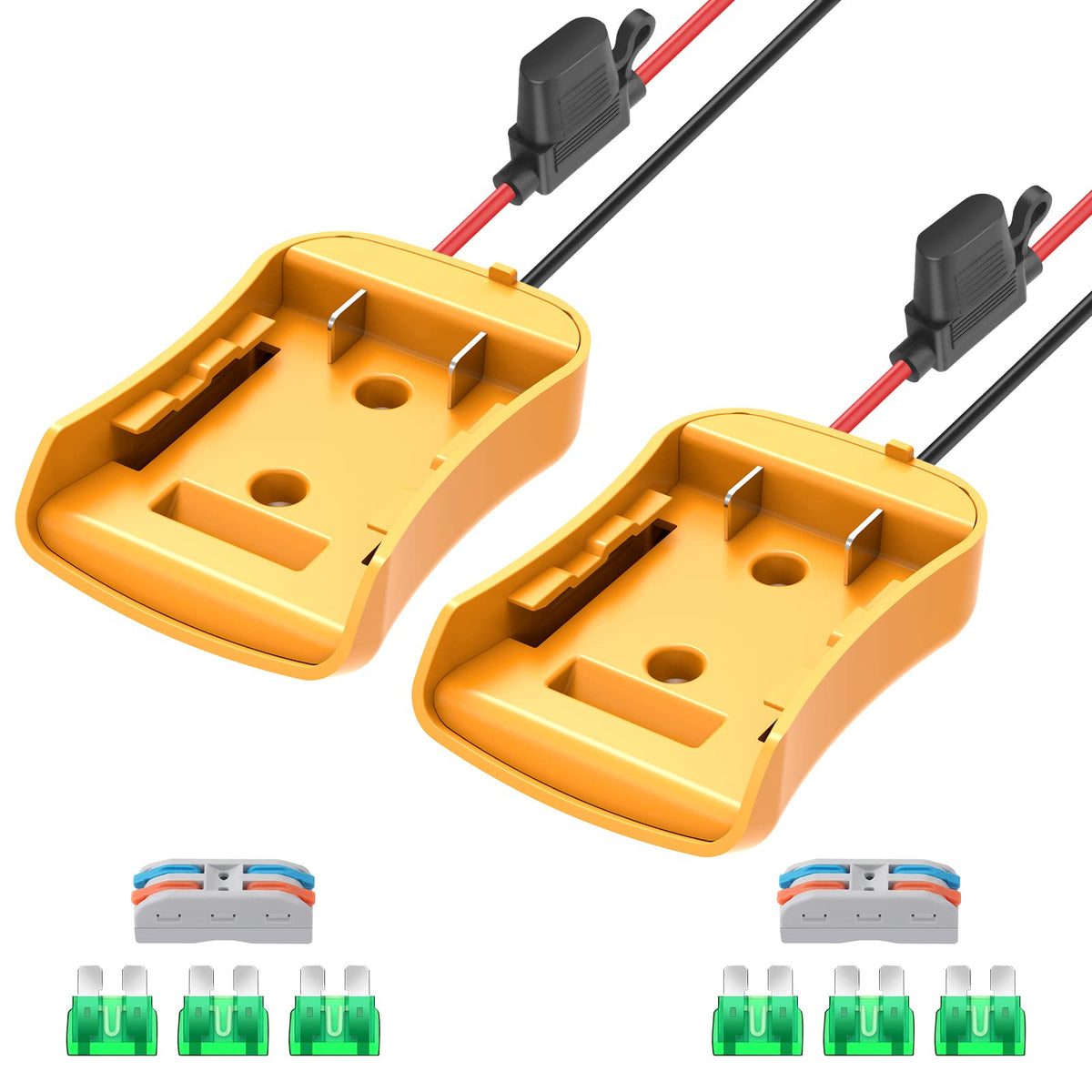 CHoiKWong power wheel adapter ready for Dewalt 20V batteries with a secure fit for reliable power