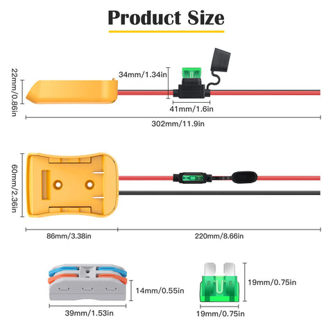 CHoiKWong adapter compatible with DCB series batteries for flexible RC use