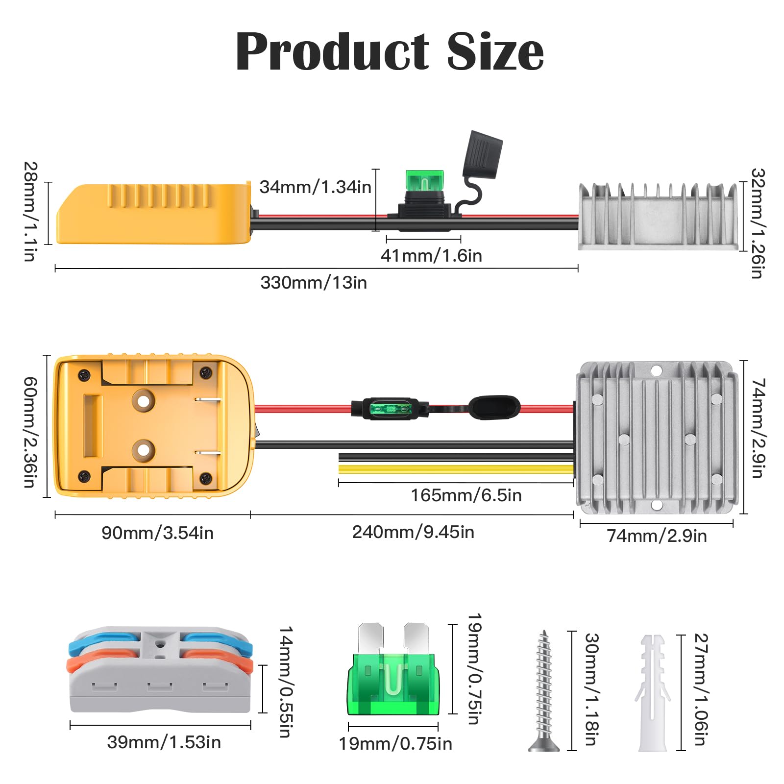 CHoiKWong wide-usage supports 12V devices such as lights and motors.