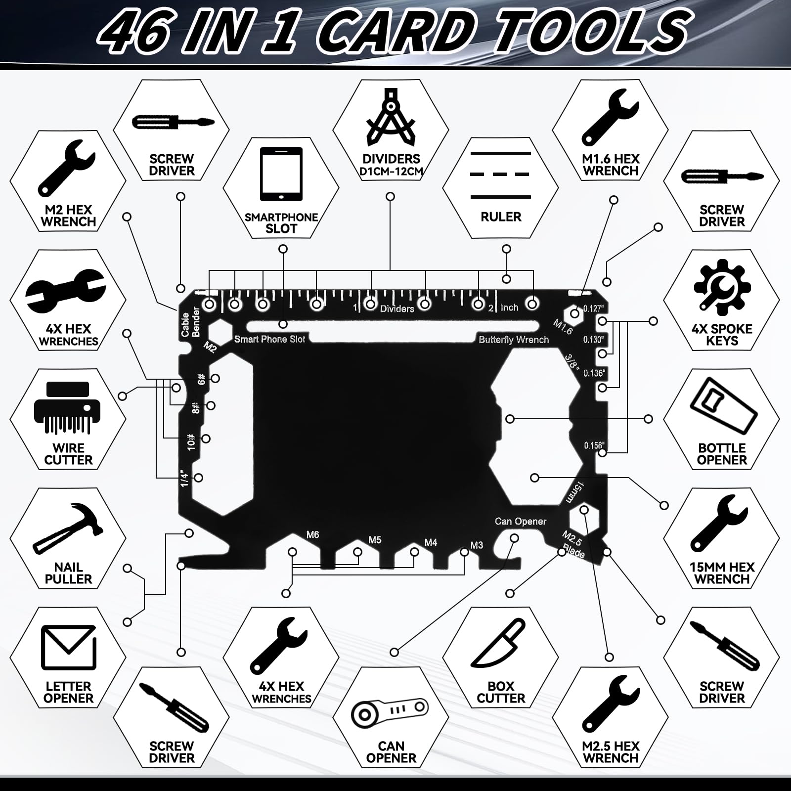 Cholemy bottle opener card tool ready for on-the-go tasks.