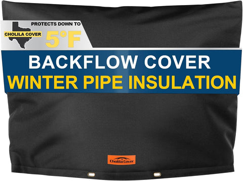 Cholila Cover backflow cover front view shows multi-layer insulation for protection.