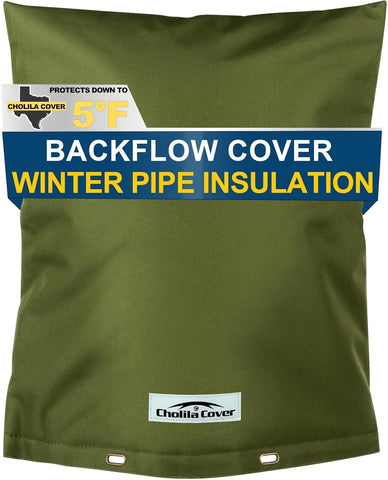 Cholila Cover backflow insulated 16x20 exterior cover keeps winter pipes warmer and protected