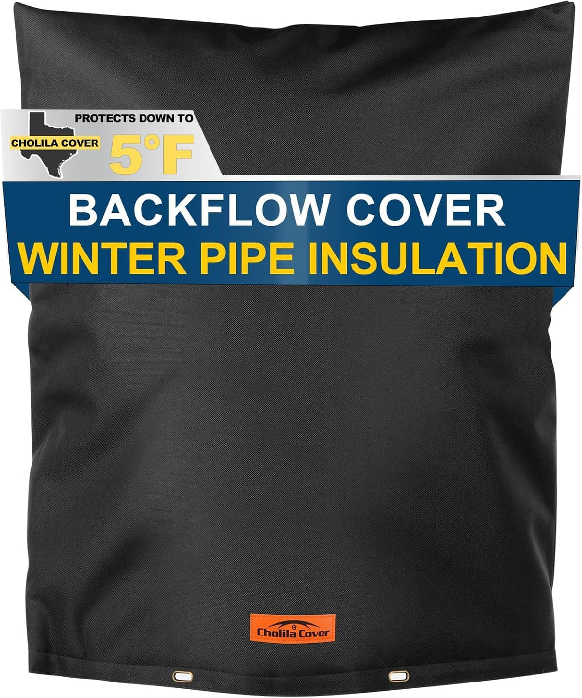 Cholila Cover backflow insulated outer with 600D Oxford fabric protects pipes from freezing