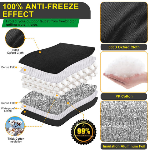Cholila Cover seven-layer insulation including PP cotton and aluminum foil details