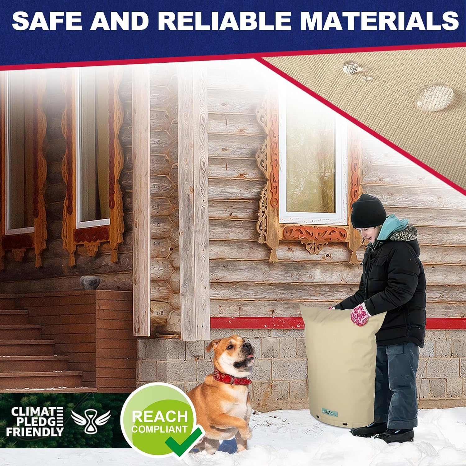 Cholila Cover locks and loops provide secure installation