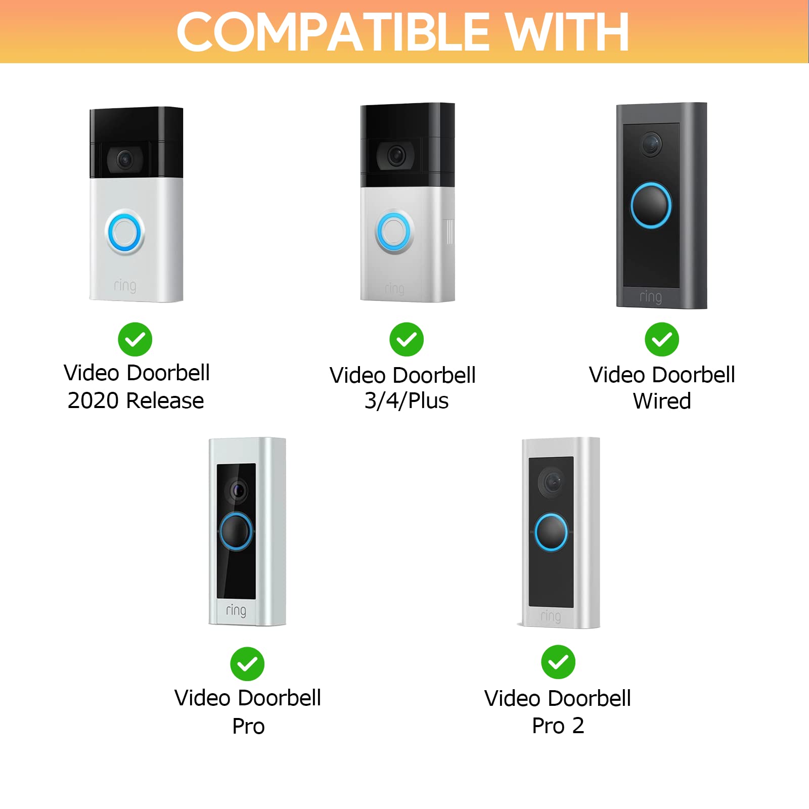ChooKaChoo fits Ring 2020 and model 3/4/Plus/Pro