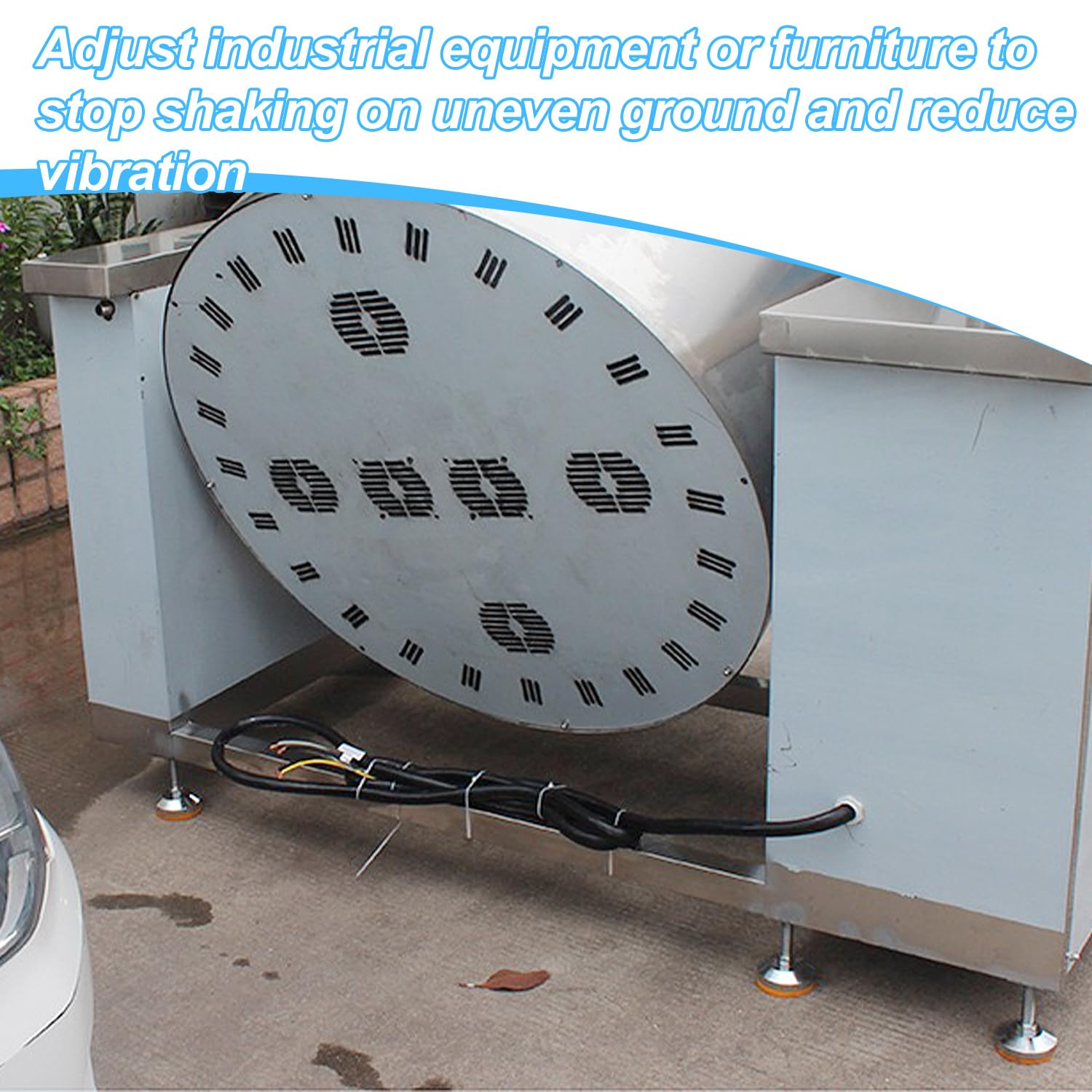Choonjin floor-protecting design cushions movement and reduces surface scratches.