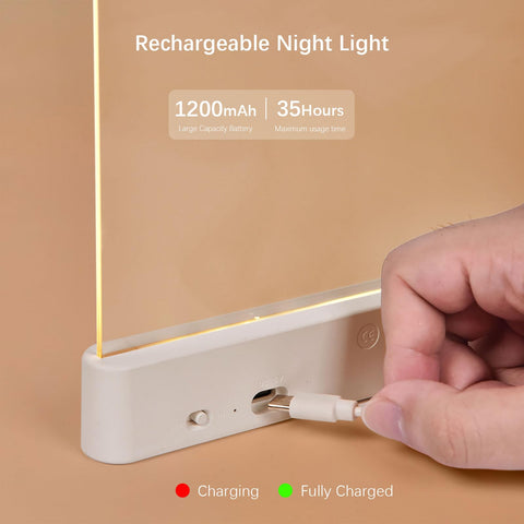 Choudao Tech LED Book Light 2-in-1 USB rechargeable and travel-ready.