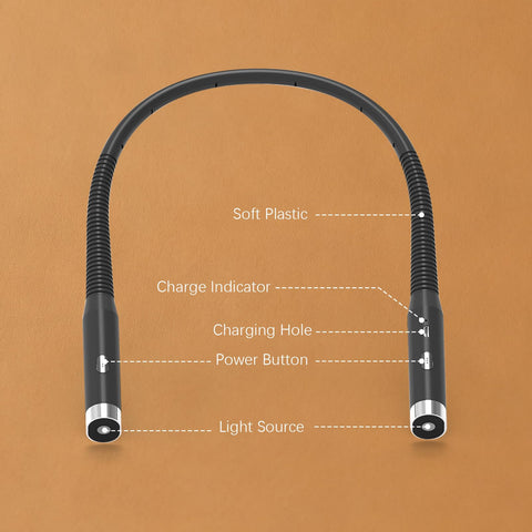 Choudao Tech neck light for bed reading aids late-night sessions.
