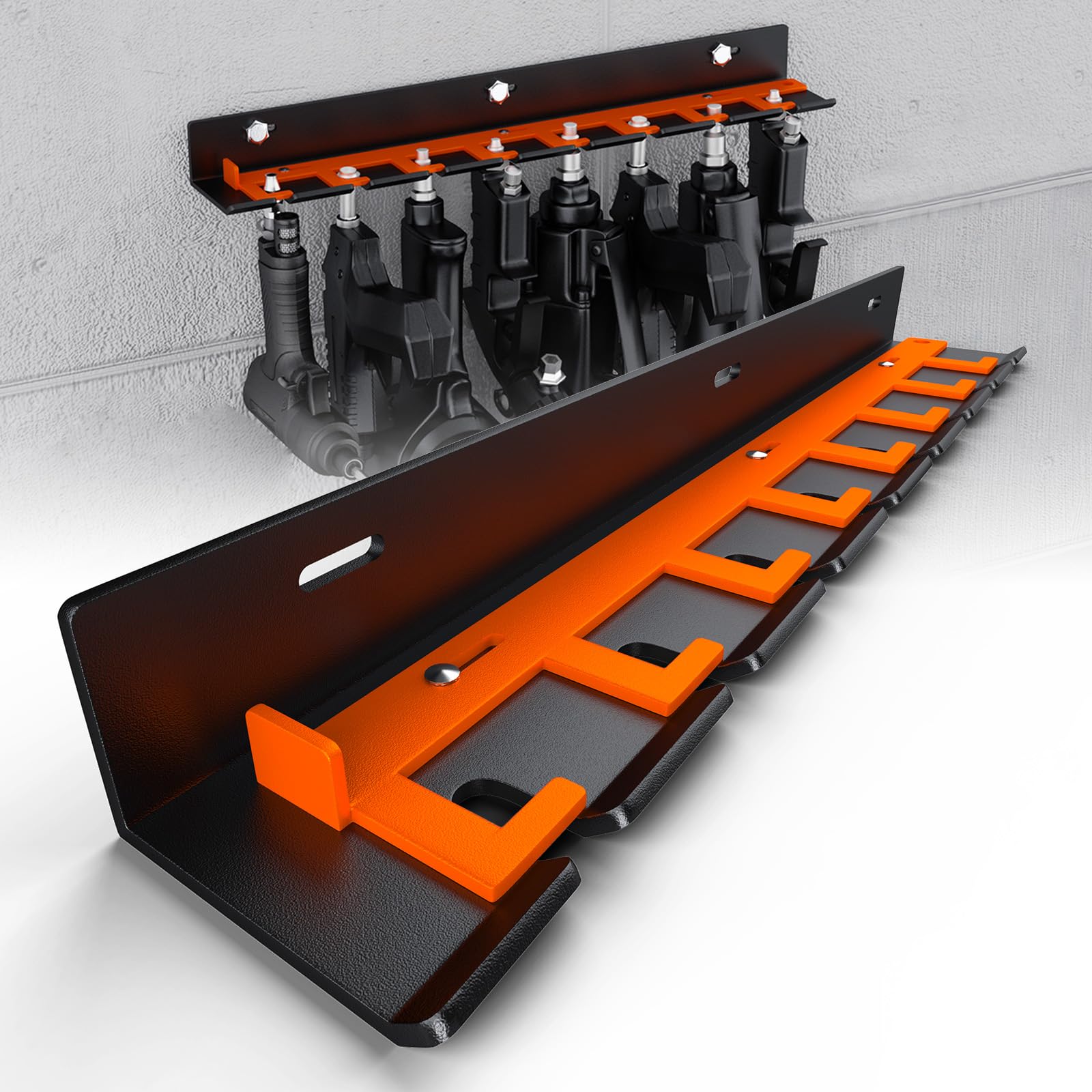 CHOWZZ air tool holder 8 slots keeps tools organized and within reach