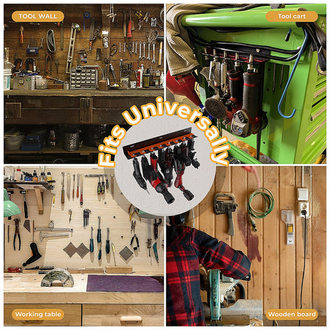CHOWZZ locking pneumatic tool rack enhances workspace organization and safety