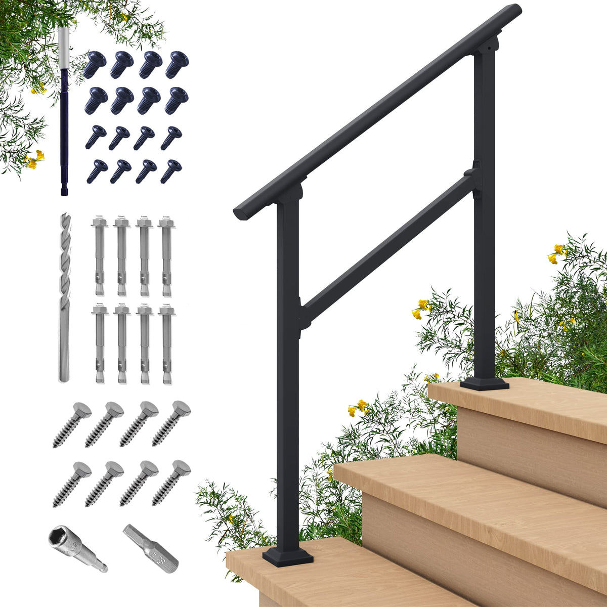 CHR CR Fence & Rail 40-inch top rail for sturdy, weather-ready support.