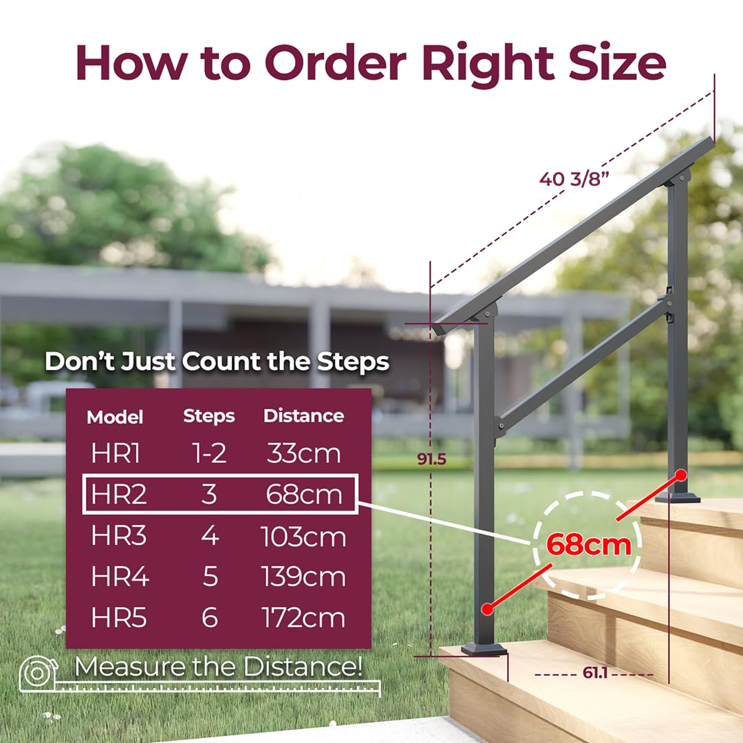 CHR CR Fence & Rail black deck porch rail enhances exterior safety.