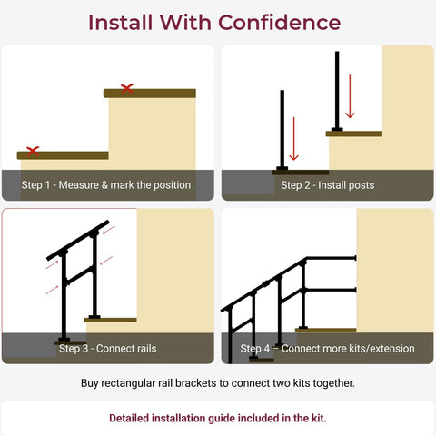 CHR CR Fence & Rail durable iron railing withstands daily foot traffic