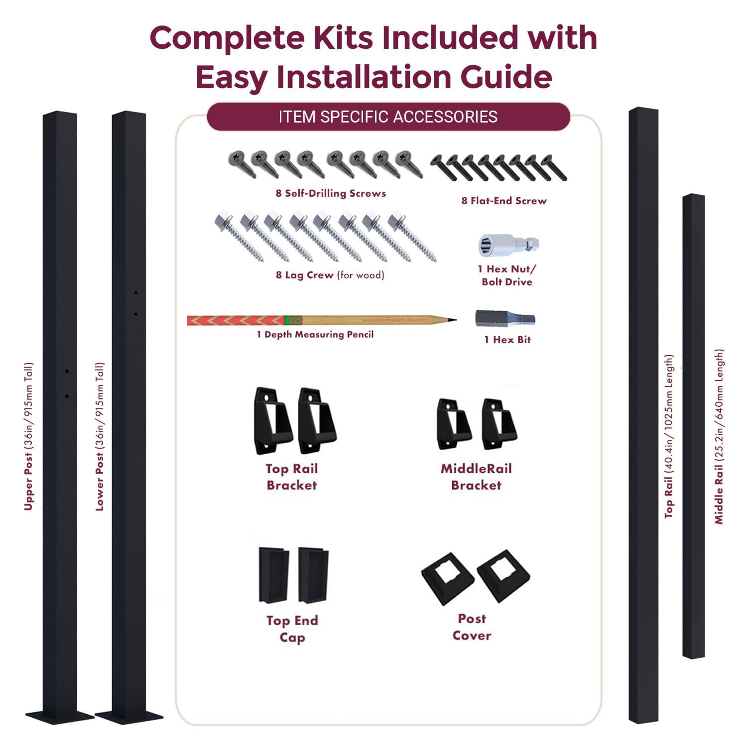 CHR CR Fence & Rail connector system ensures quick, secure assemblies.