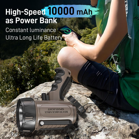 CHRMJERN side-light with multiple modes for camping and safety.