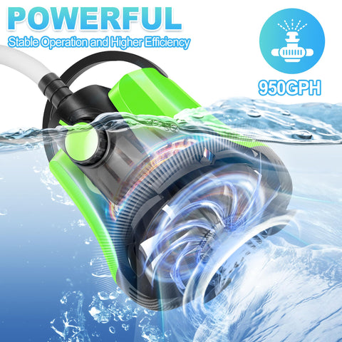 Chsuiwe electric portable pump with 10ft hose for easy transfers.
