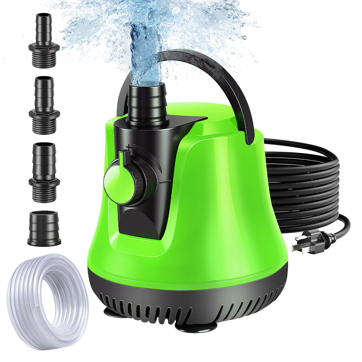 Chsuiwe sump pump submersible with adjustable flow for versatile drainage.
