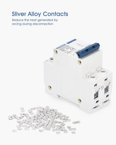 CHTAIXI DC mini breaker arc-extinguishing feature aids safe DC switching.