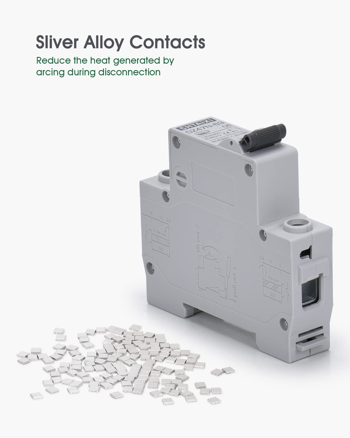 CHTAIXI solar and AC protection ideal for reliable circuit safety.