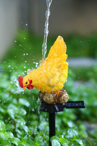 CHUANGFENG outdoor chicken light decor lights flower bed at dusk