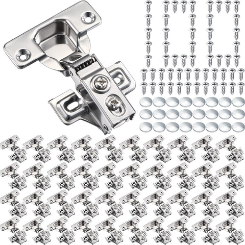 Chumia 100-pack soft closing hinges for quiet kitchen cabinet doors
