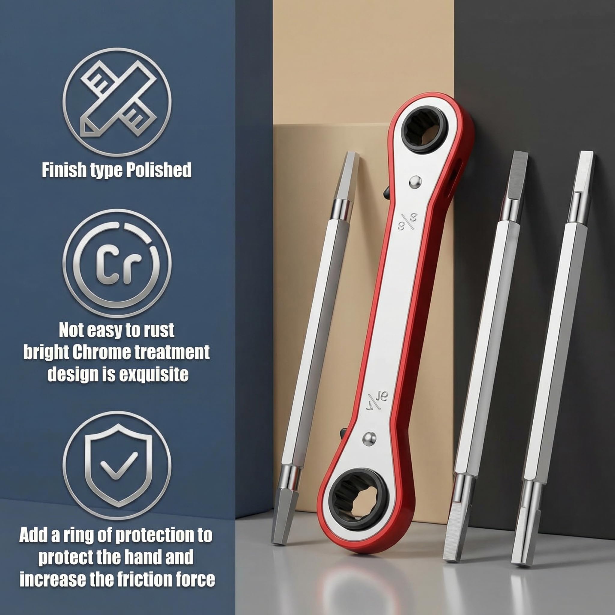 Chumia chrome steel faucet tools ready for long lasting use