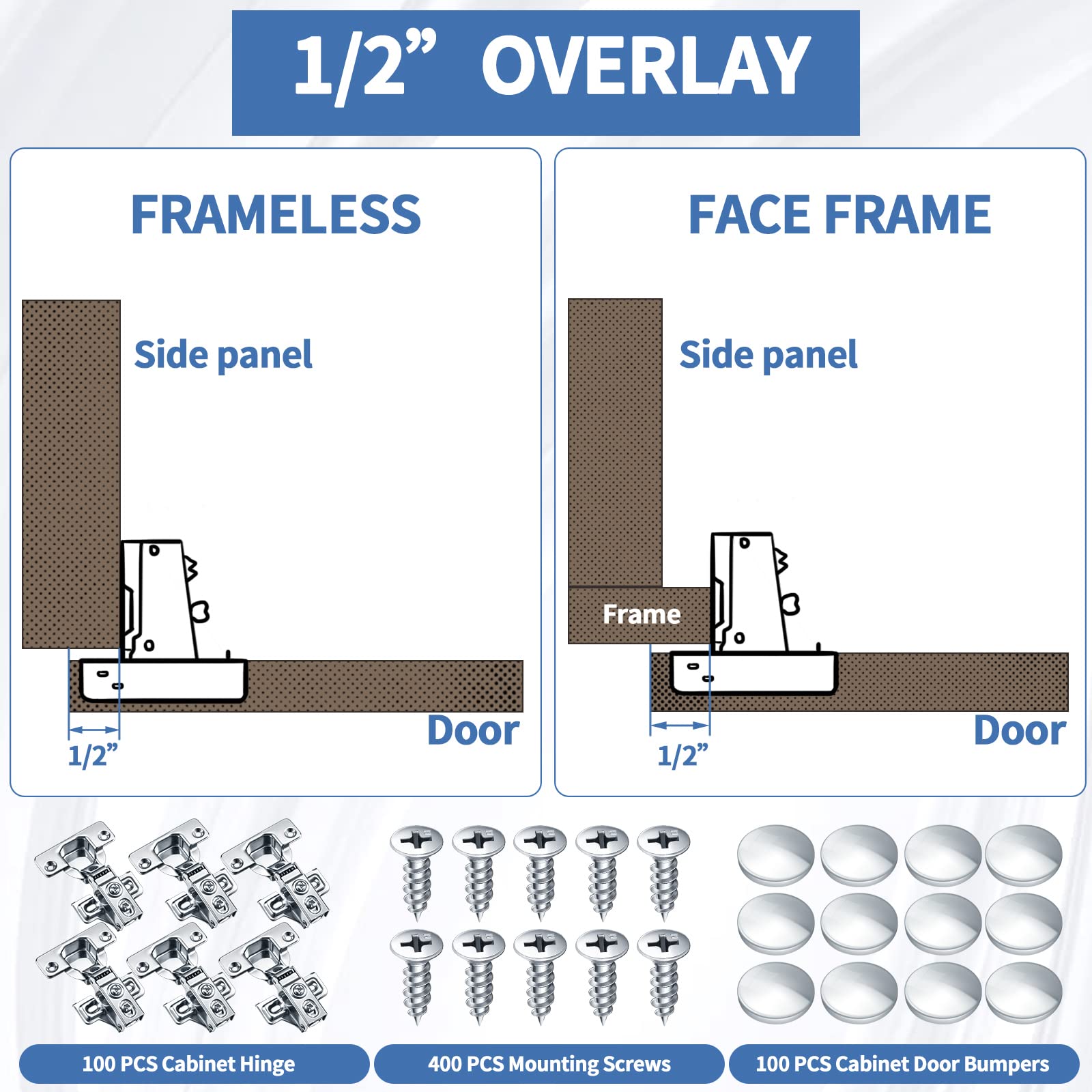 Chumia stainless steel hinge with metal plated finish for durability