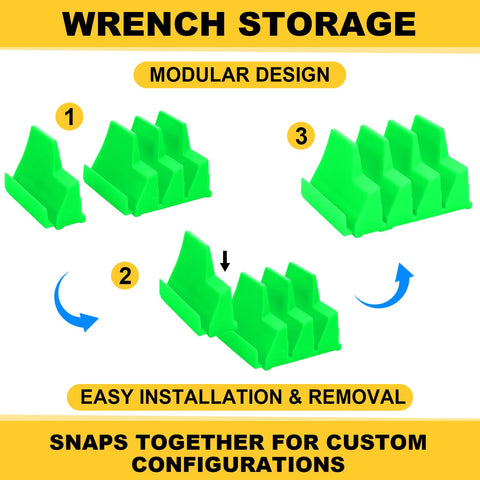 Chunful ABS green material protects tools and reduces slipping in drawers