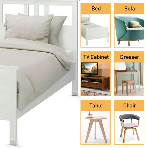 CHWM 16-piece protector set covers multiple furniture feet for home use.