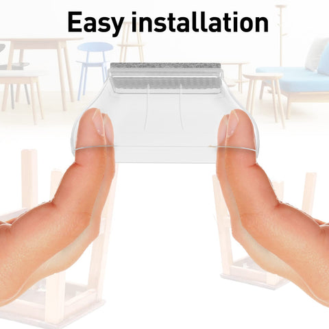 CHWM chair leg caps protect feet and preserve ceramic tile finishes.