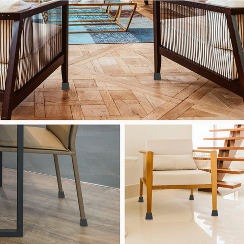 CHWM durable furniture leg protectors for long-lasting floor protection.